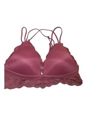 Pink Victoria's Secret Lace Push Up Bralette L